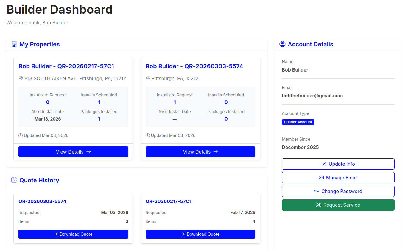 Built for builders. Designed for real-world construction timelines.